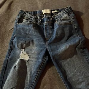 Stretch Jogger Style Jeans